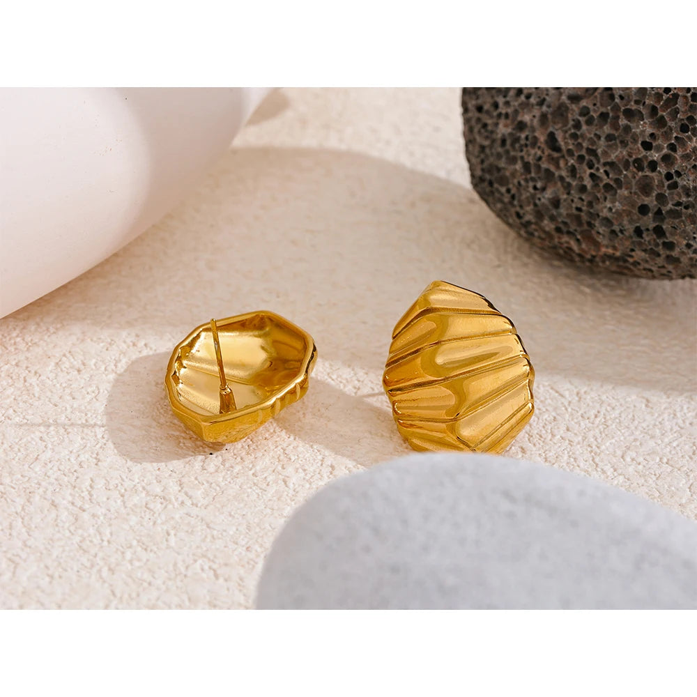 Orbiting Gold Earrings