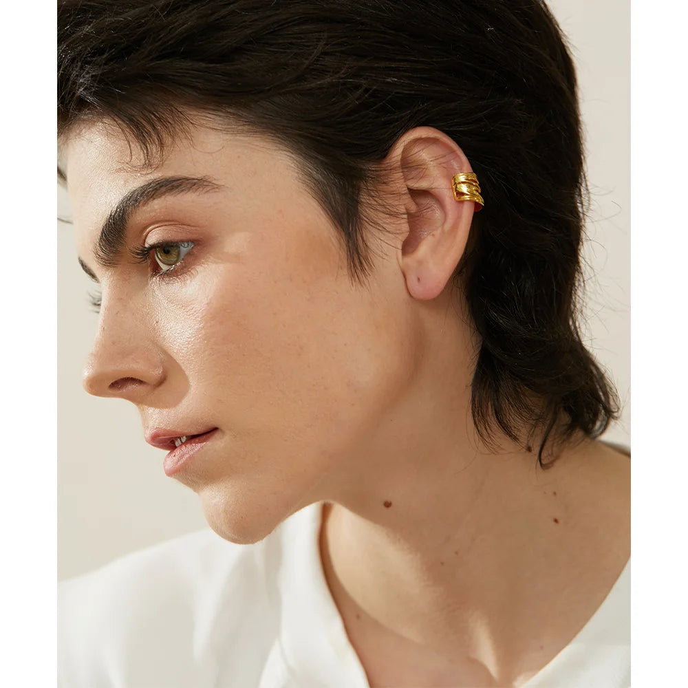 Celestial Twist Ear Cuff