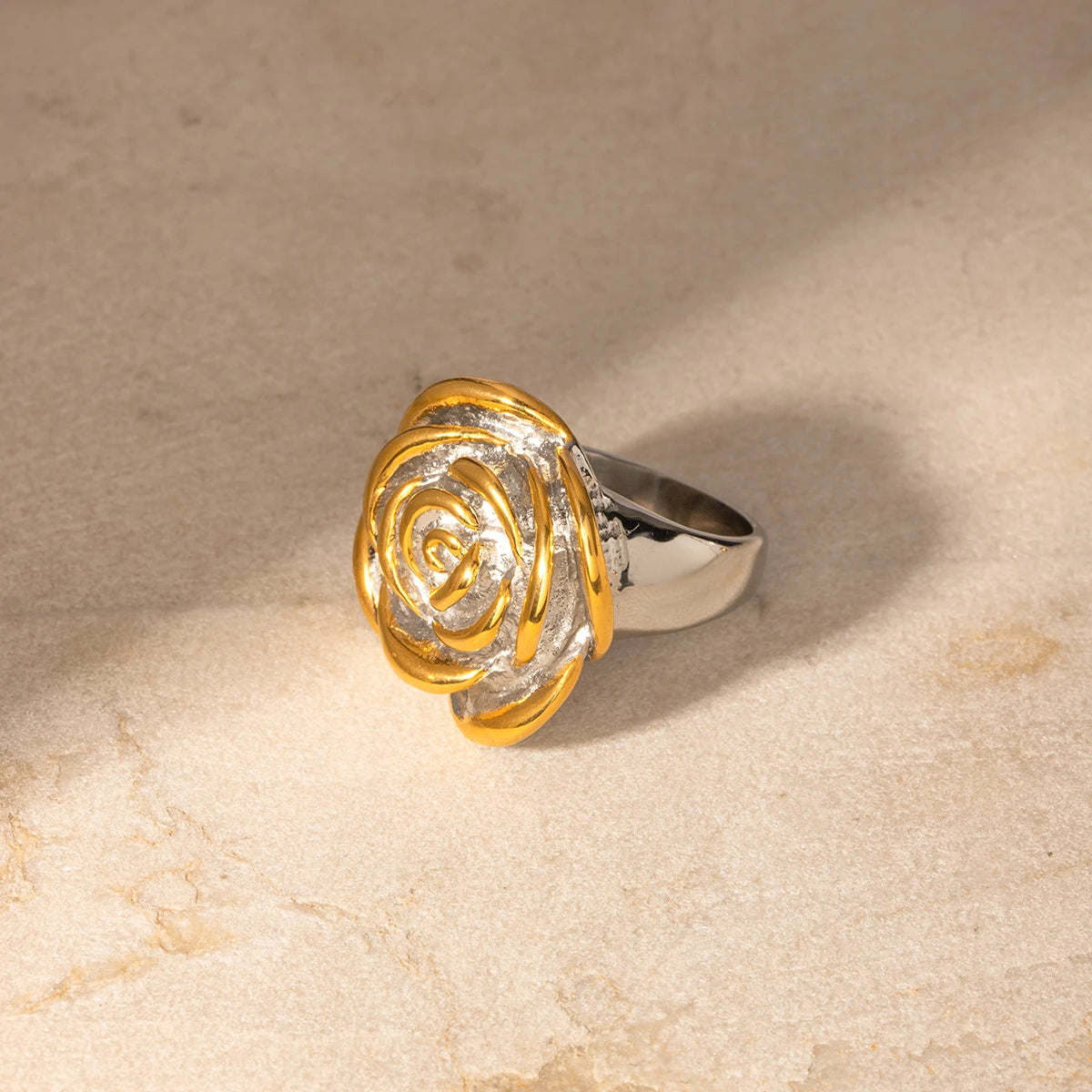 Sunlit Rose Ring