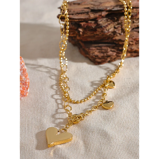 Golden Love Necklace