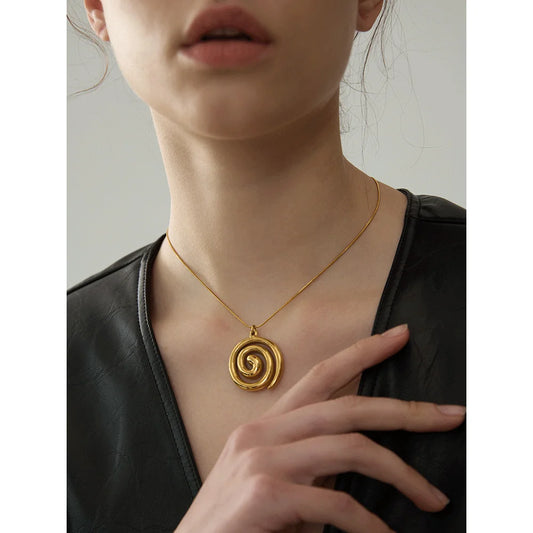 Spiral Enigma Pendant