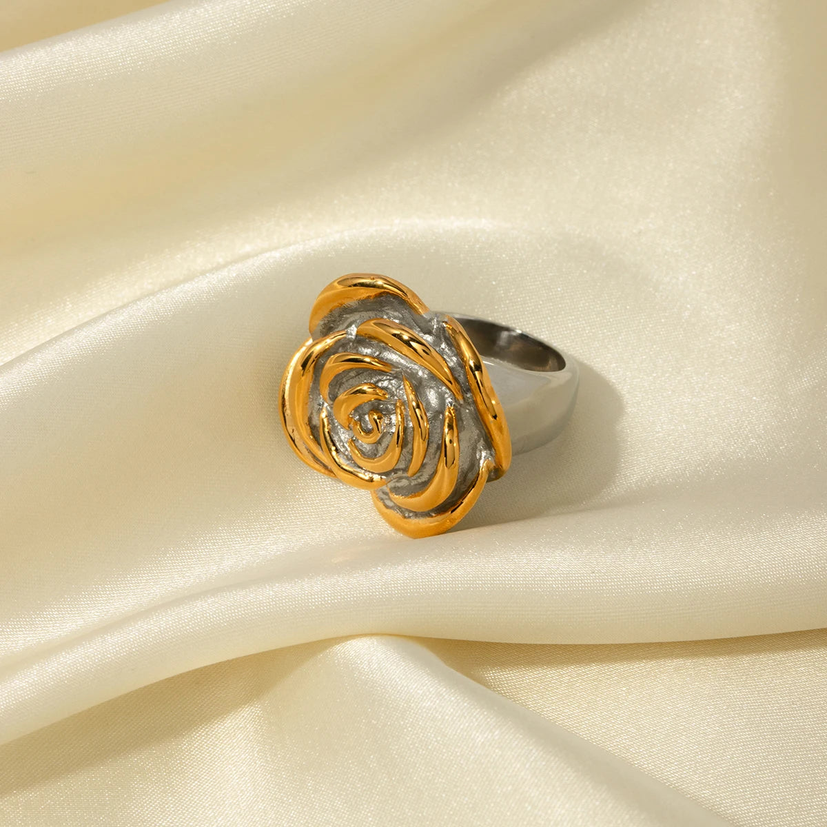 Sunlit Rose Ring