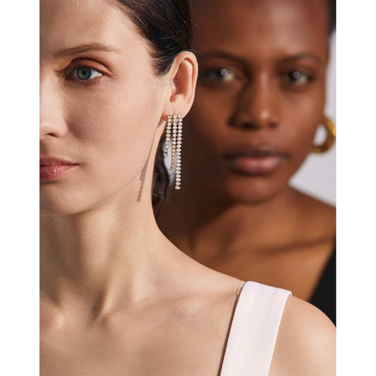 Glimmering Cascade Earrings