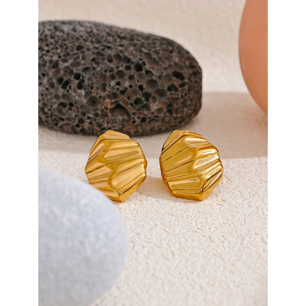 Orbiting Gold Earrings