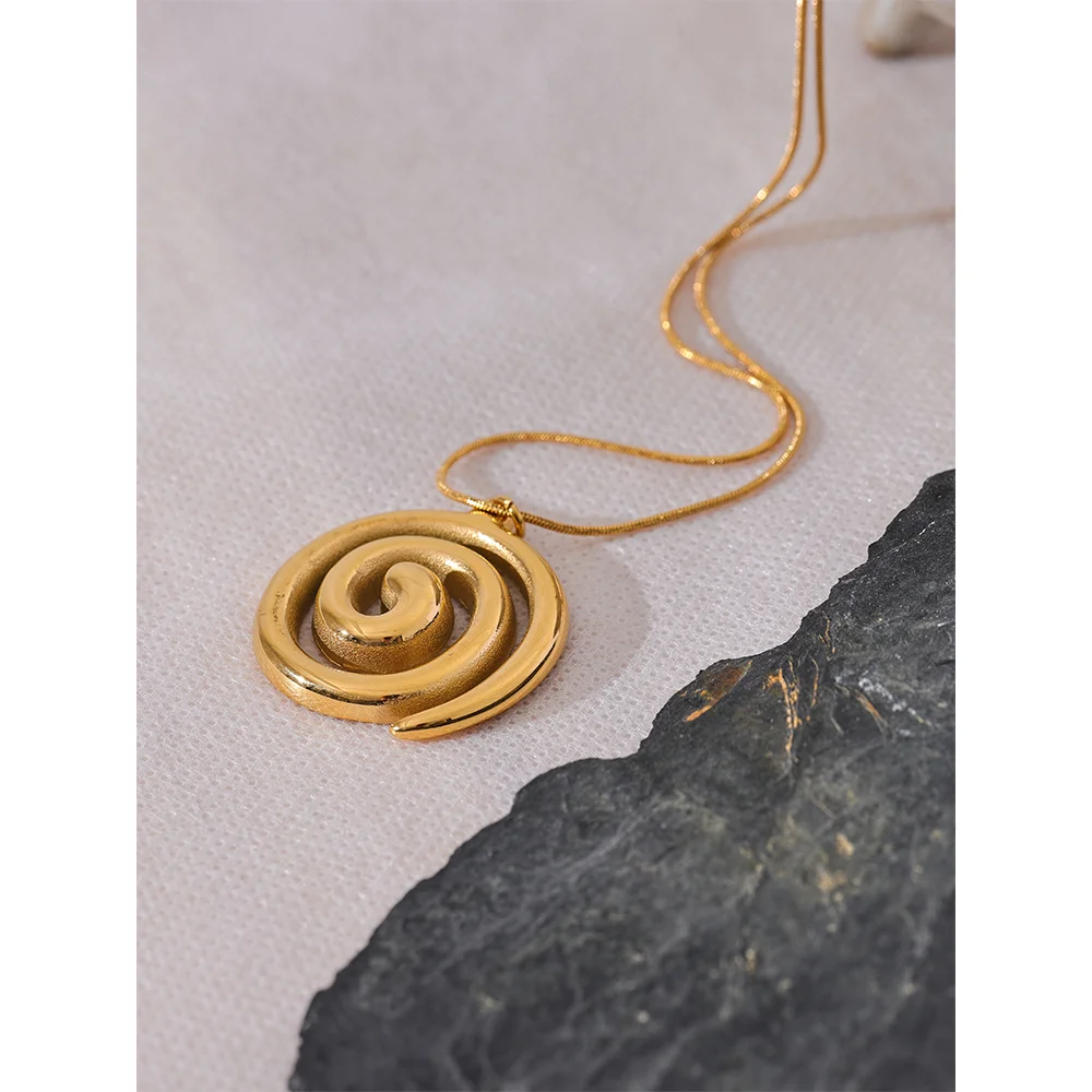 Spiral Enigma Pendant