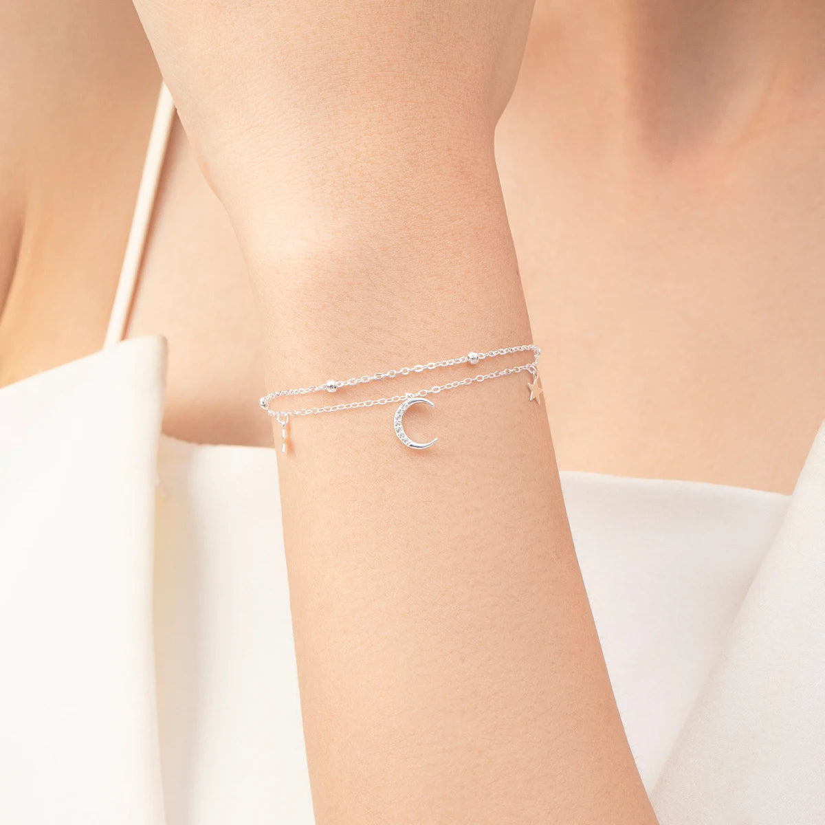 Celestial Moon Whisper Bracelet